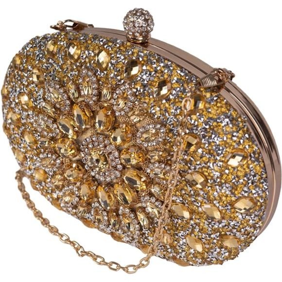 NEW With Tags Evening Bag Clutches Cross Body Bags for Women Clutch Purses - Picture 2 of 5